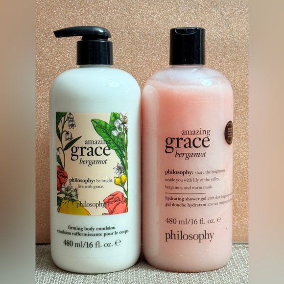 Philosophy Other - philosophy Bergamot AMAZING GRACE Firming Body Emulsion and Shower Gel Set